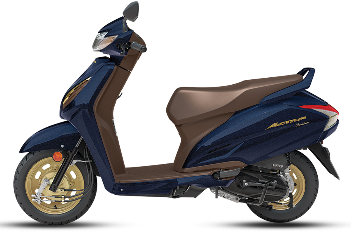 Honda Activa Premium side static shot.